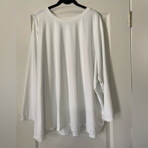 Zuda White Long Sleeves Women's Top